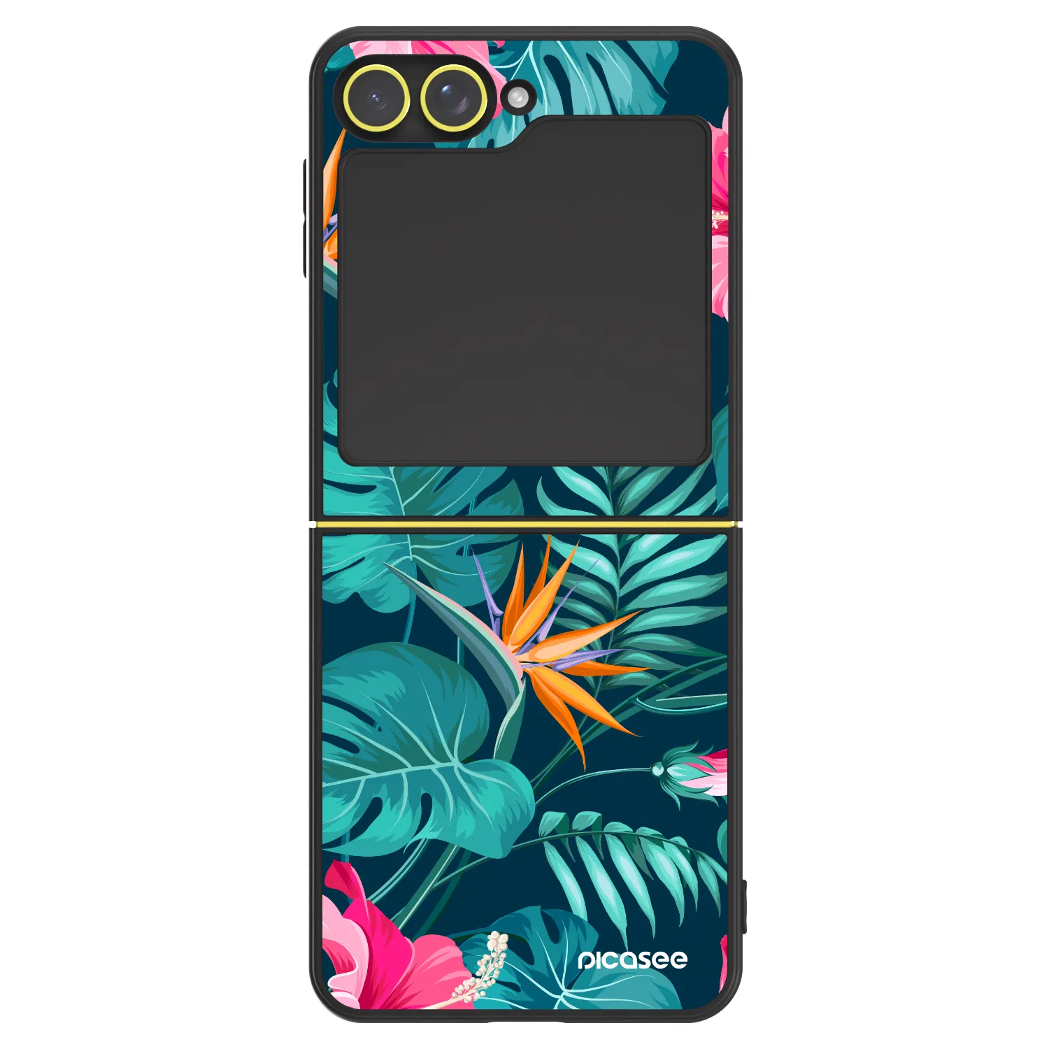 Picasee ULTIMATE CASE für Samsung Galaxy Z Flip5 5G - Pink Monstera