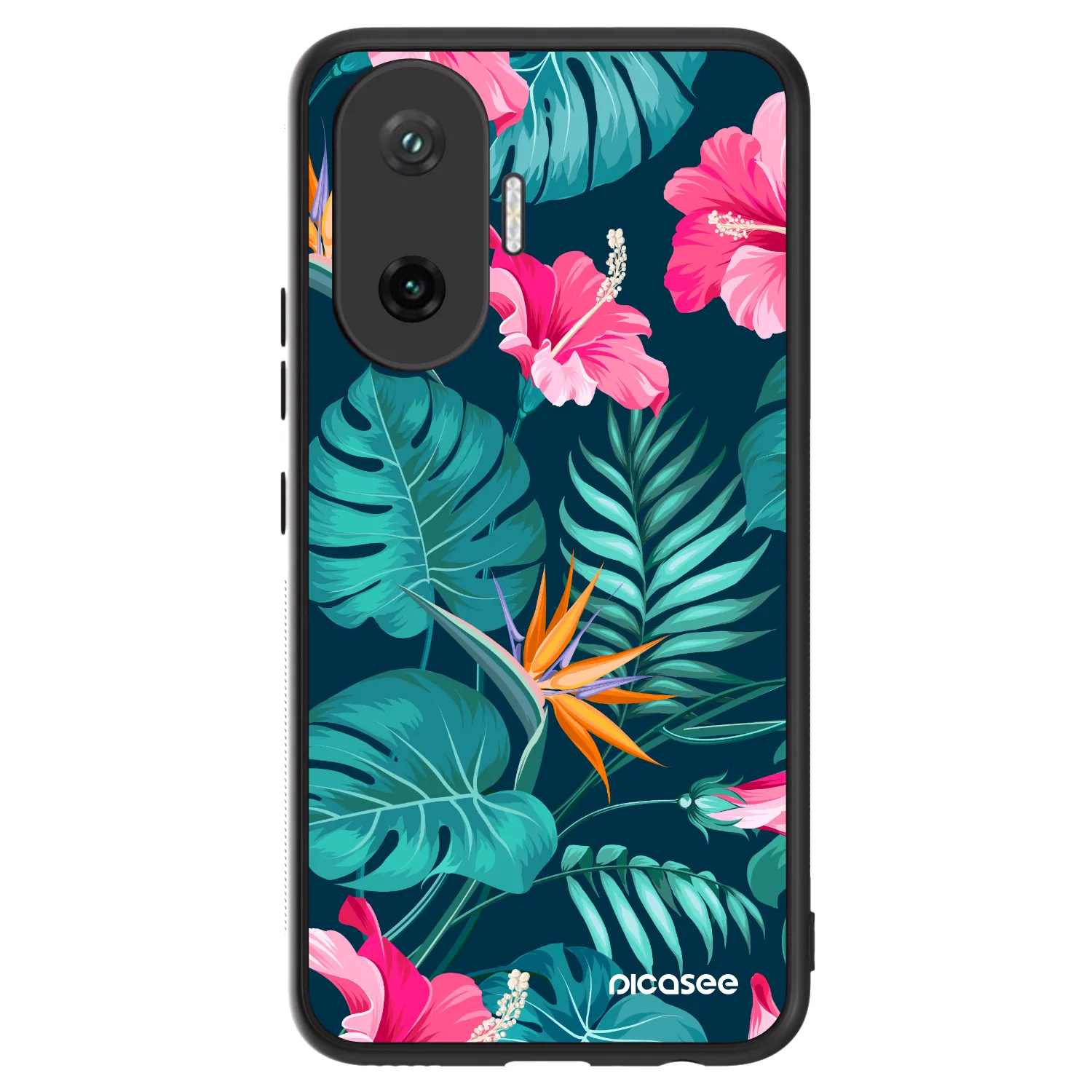 Picasee ULTIMATE CASE für Xiaomi Poco F7 Pro 5G - Pink Monstera