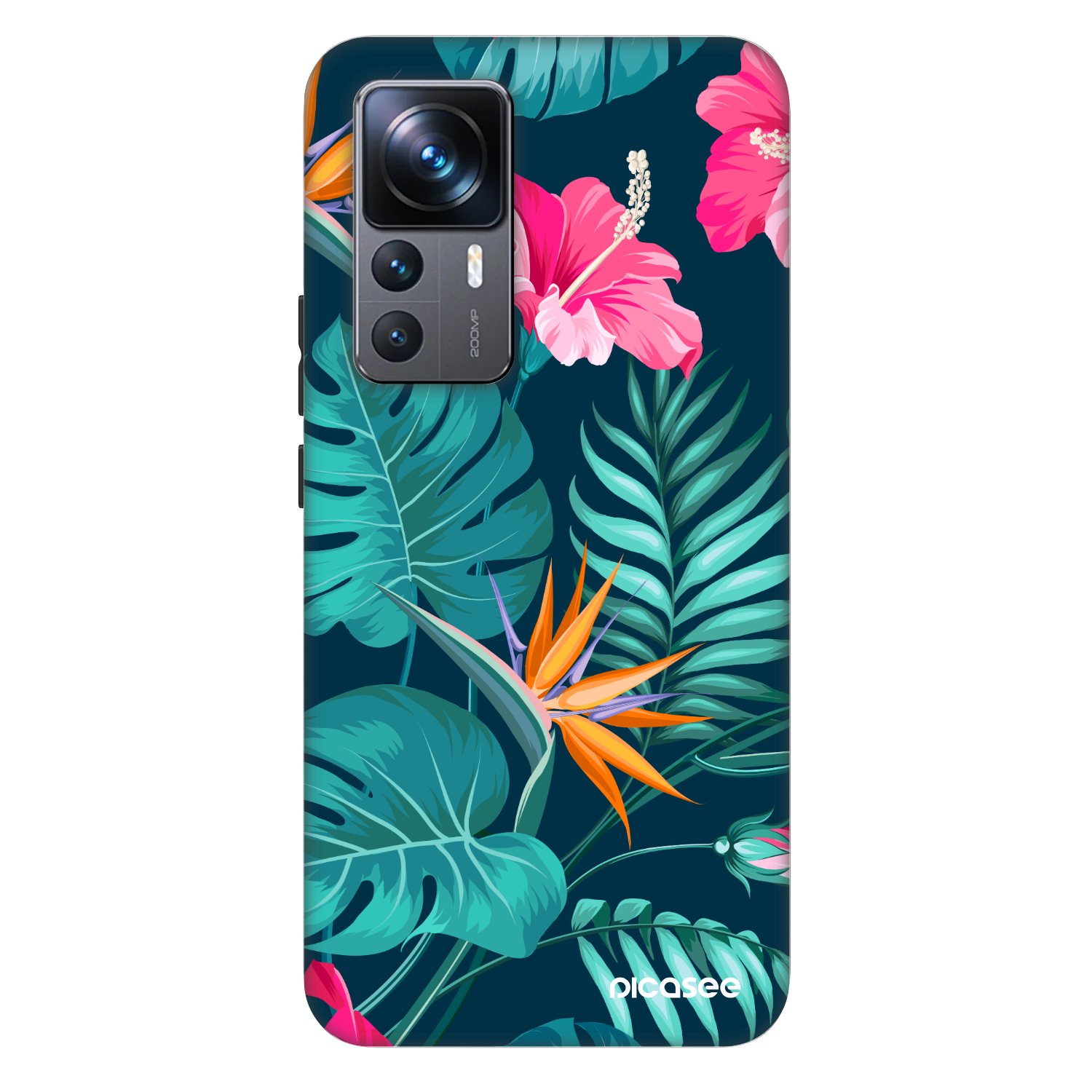 Picasee Fashion Case für Xiaomi 12T Pro - Pink Monstera