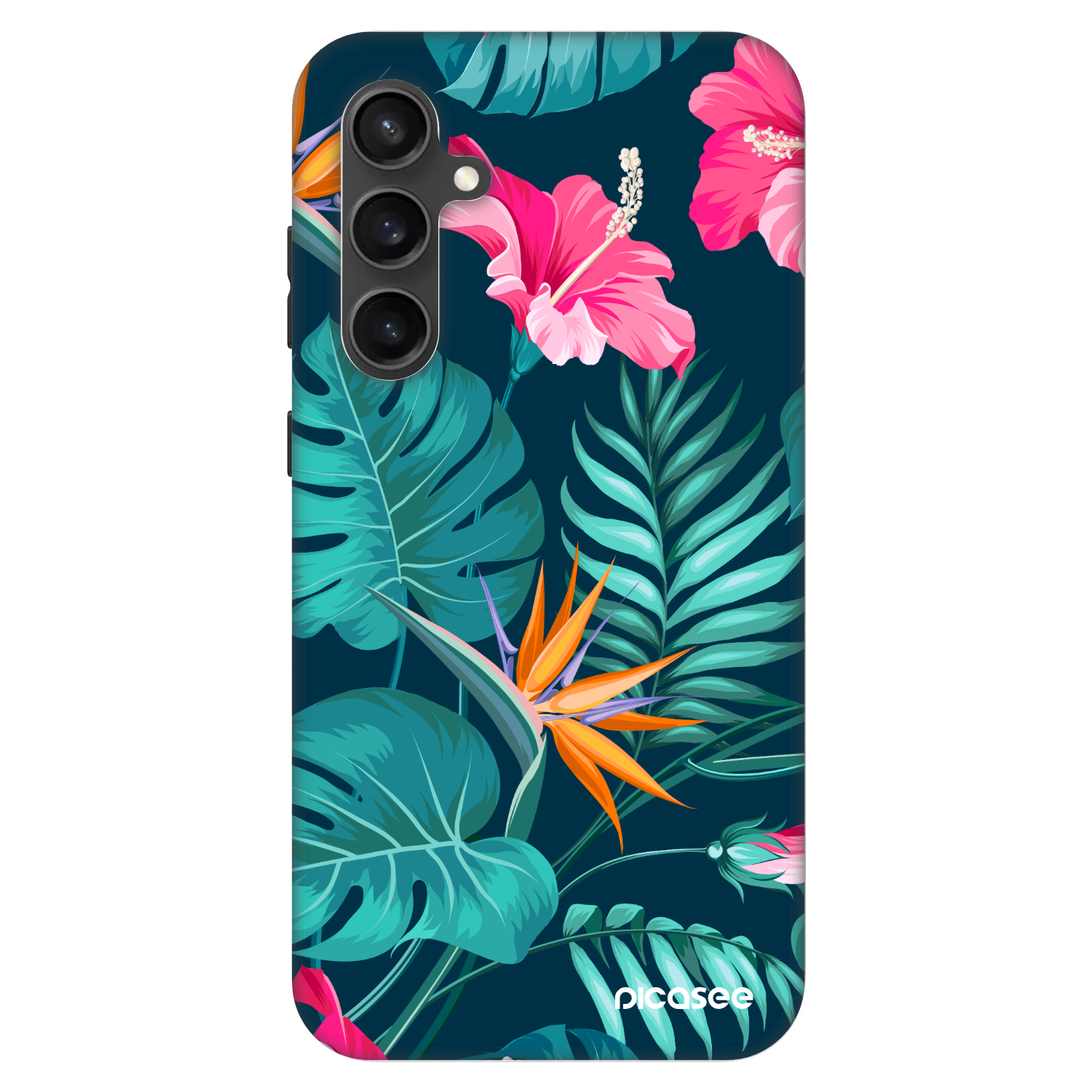 Picasee Fashion Case für Samsung Galaxy S23 FE S711B - Pink Monstera