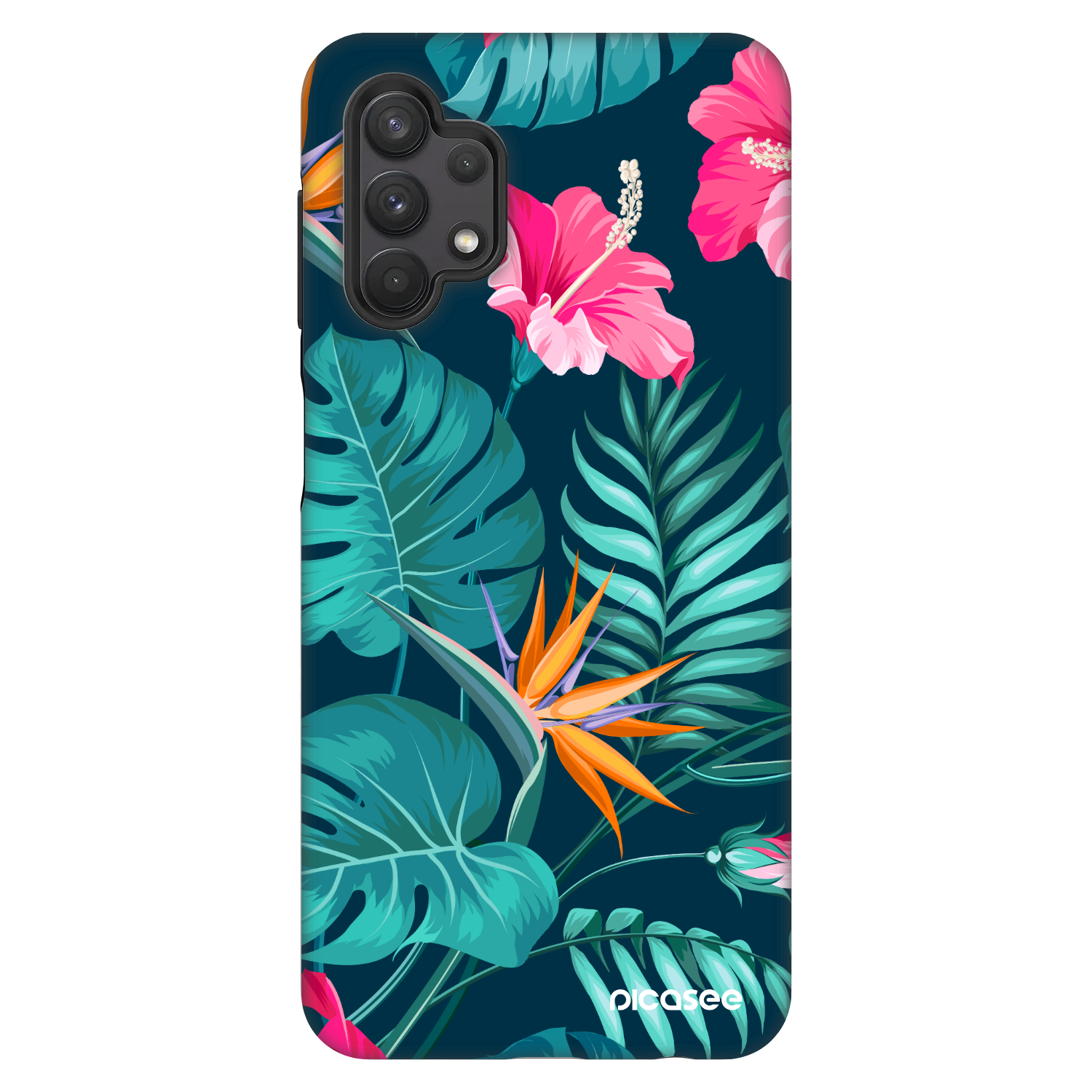 Picasee Fashion Case für Samsung Galaxy A32 5G A326B - Pink Monstera