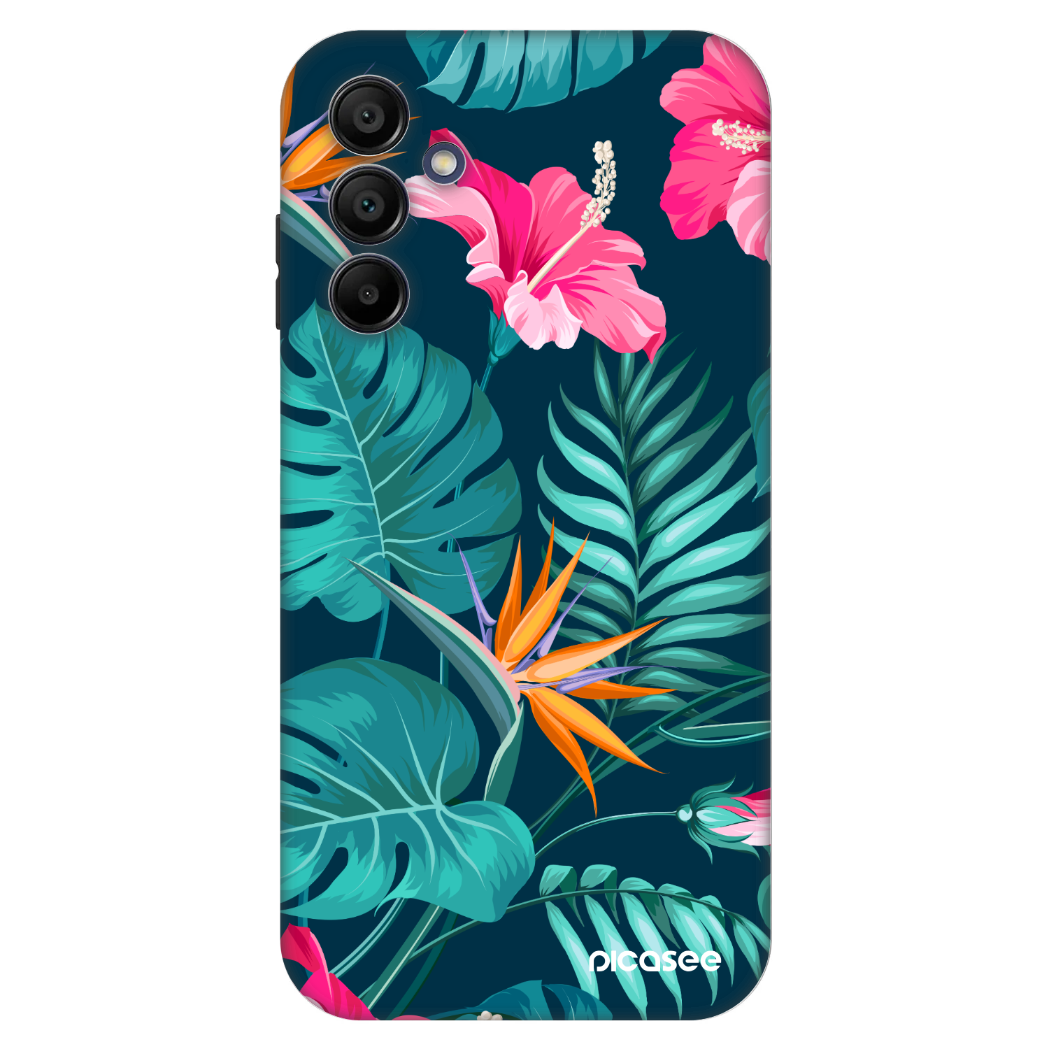 Picasee Fashion Case für Samsung Galaxy A15 A156B 5G - Pink Monstera