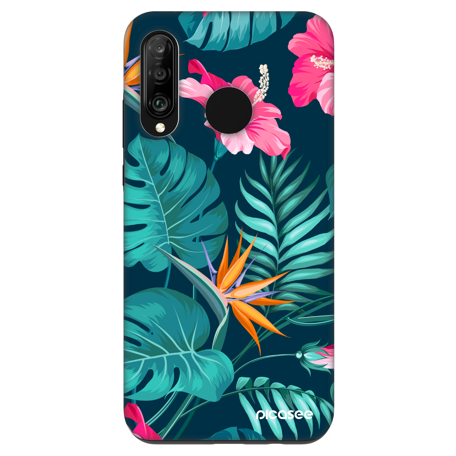 Picasee Fashion Case für Huawei P30 Lite - Pink Monstera