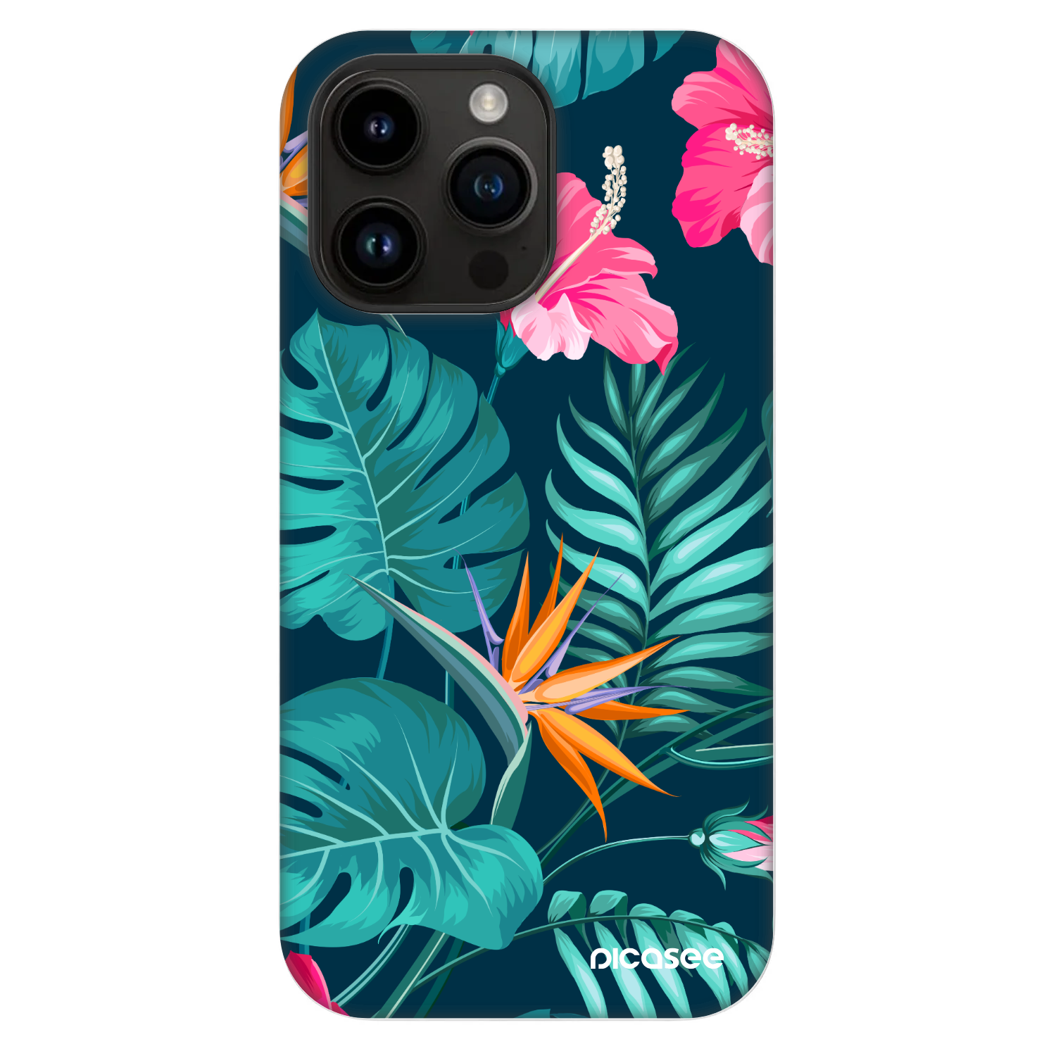 Picasee Fashion Case MagSafe für Apple iPhone 14 Pro Max - Pink Monstera