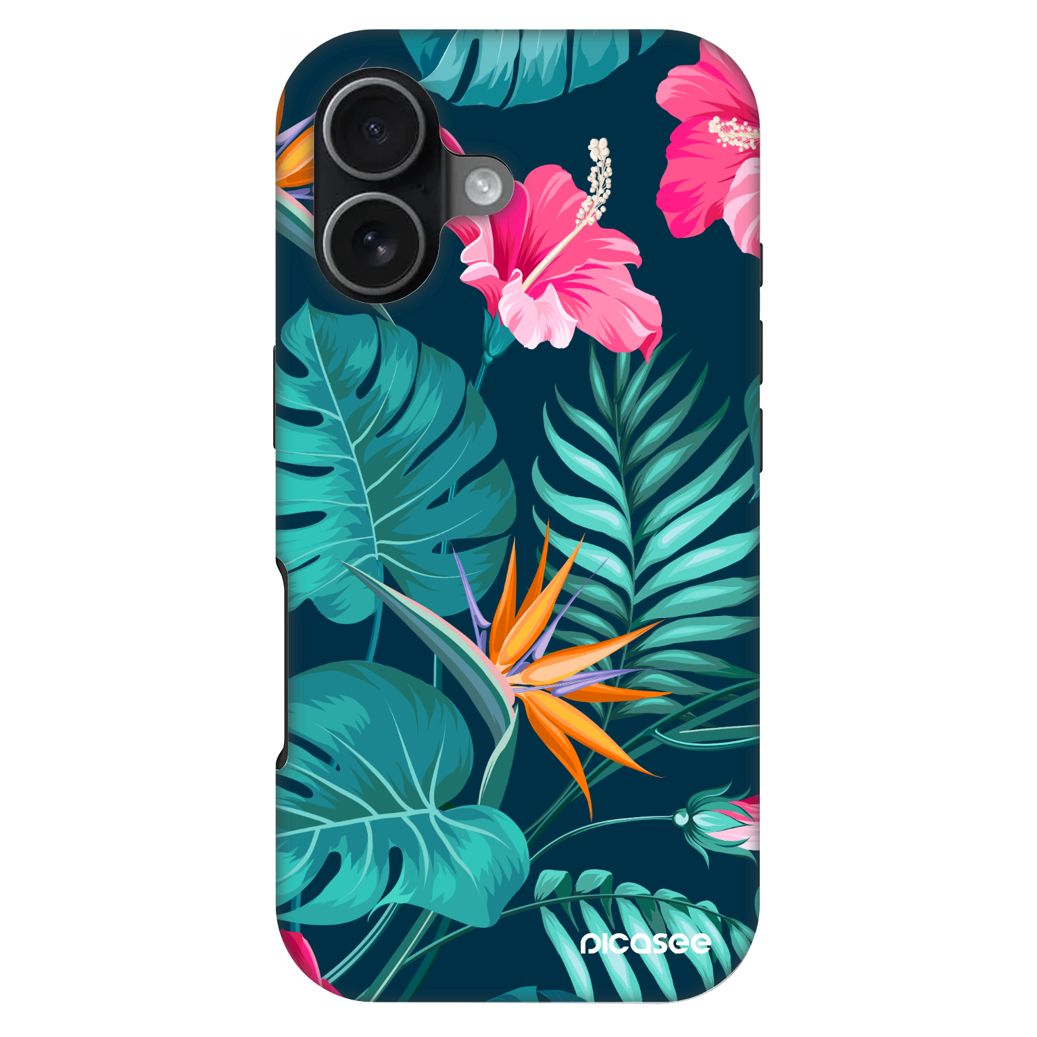 Picasee Fashion Case MagSafe für Apple iPhone 17 - Pink Monstera