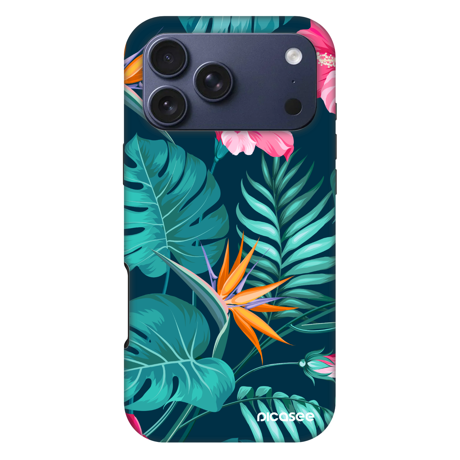 Picasee Fashion Case MagSafe für Apple iPhone 17 Pro Max - Pink Monstera