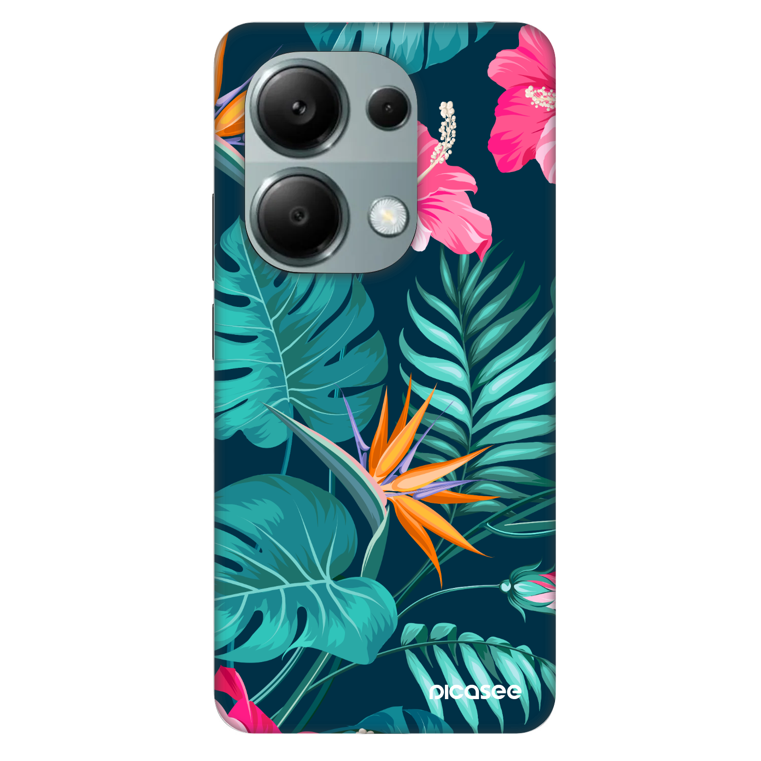 Picasee Fashion Case für Xiaomi Redmi Note 13 Pro 4G - Pink Monstera
