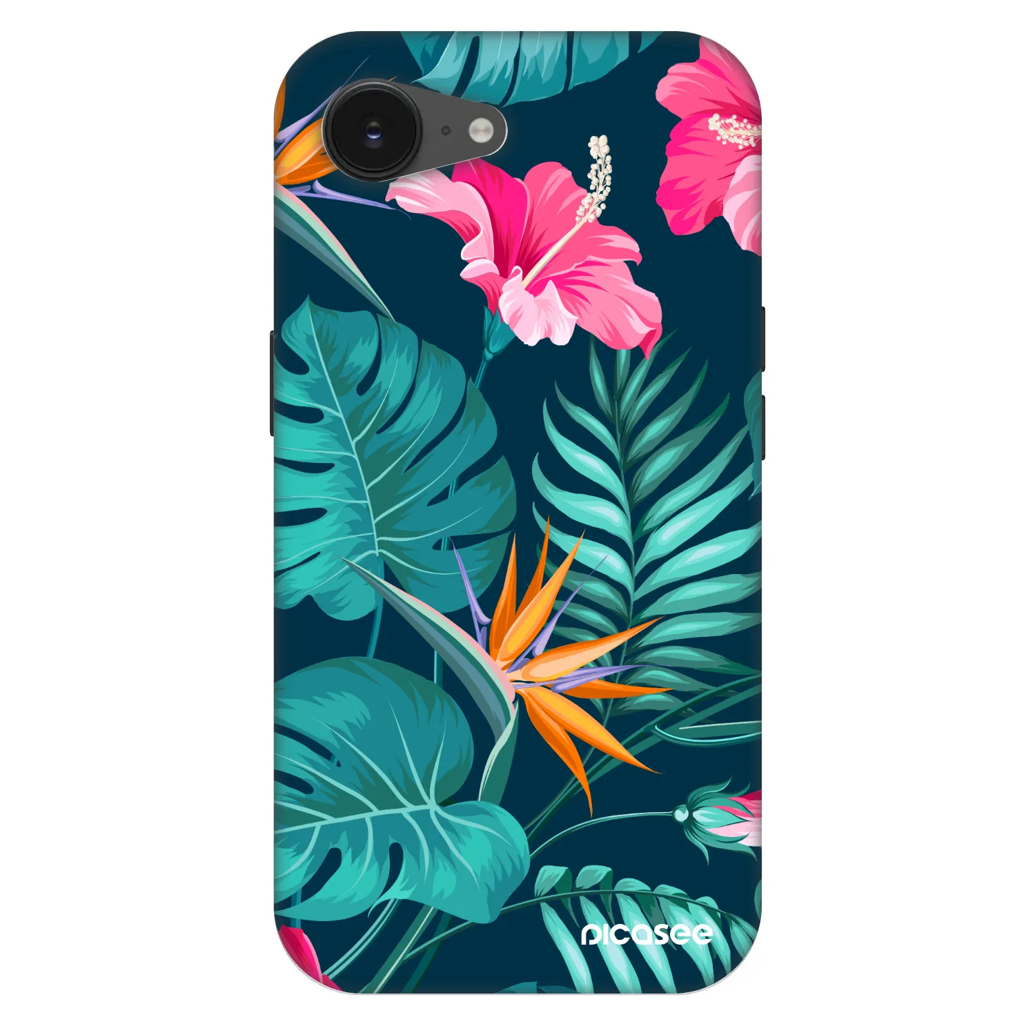 Picasee Fashion Case MagSafe für Apple iPhone 17e - Pink Monstera