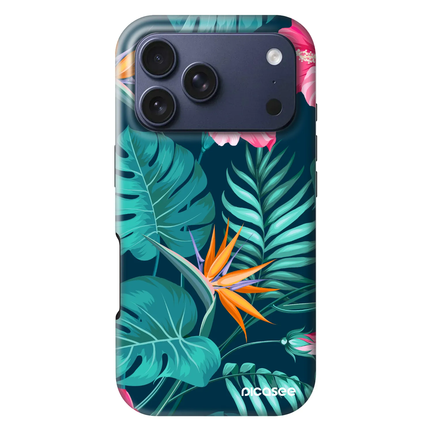 Picasee Fashion Case MagSafe für Apple iPhone 18 Pro - Pink Monstera