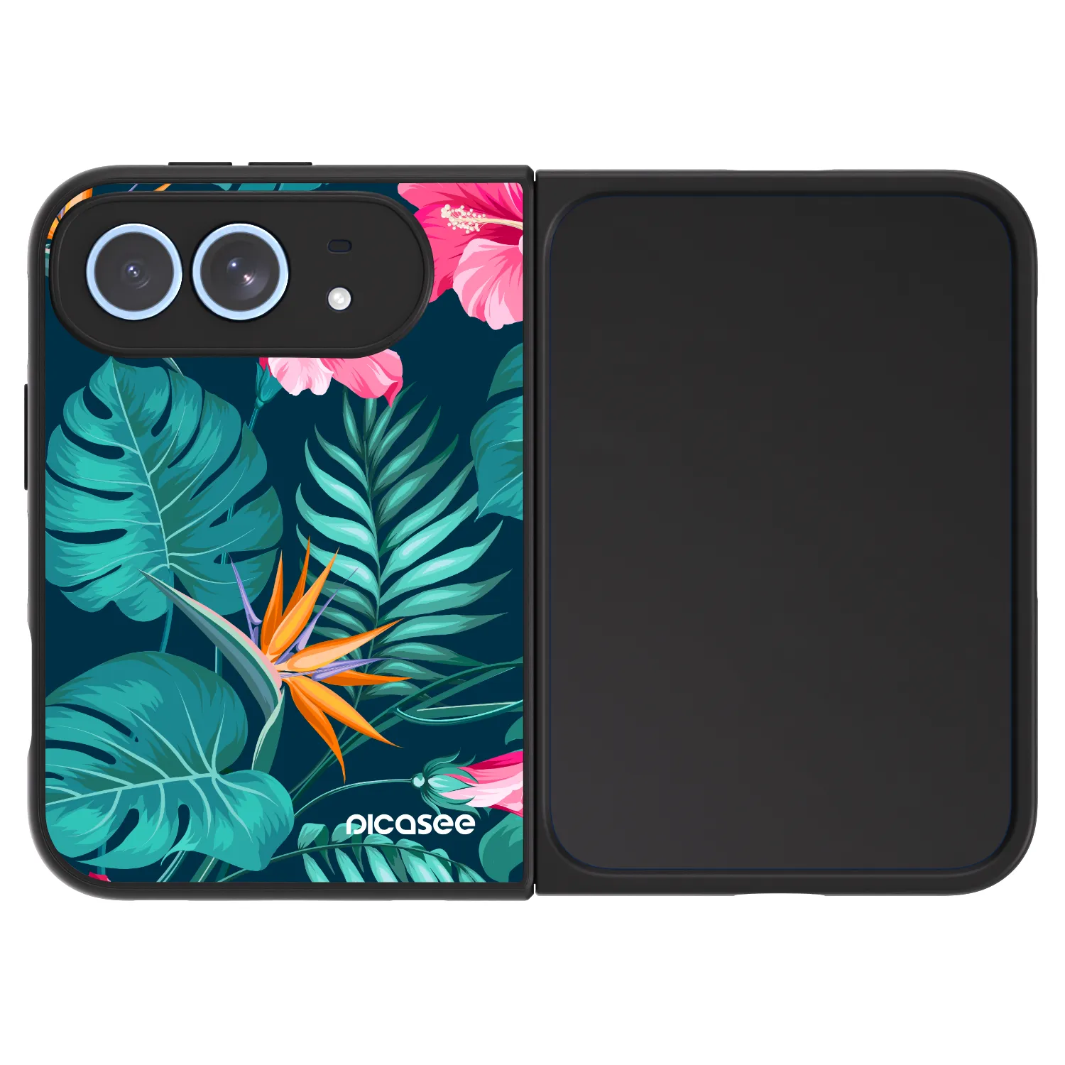 Picasee ULTIMATE CASE MagSafe für Apple iPhone Duo - Pink Monstera