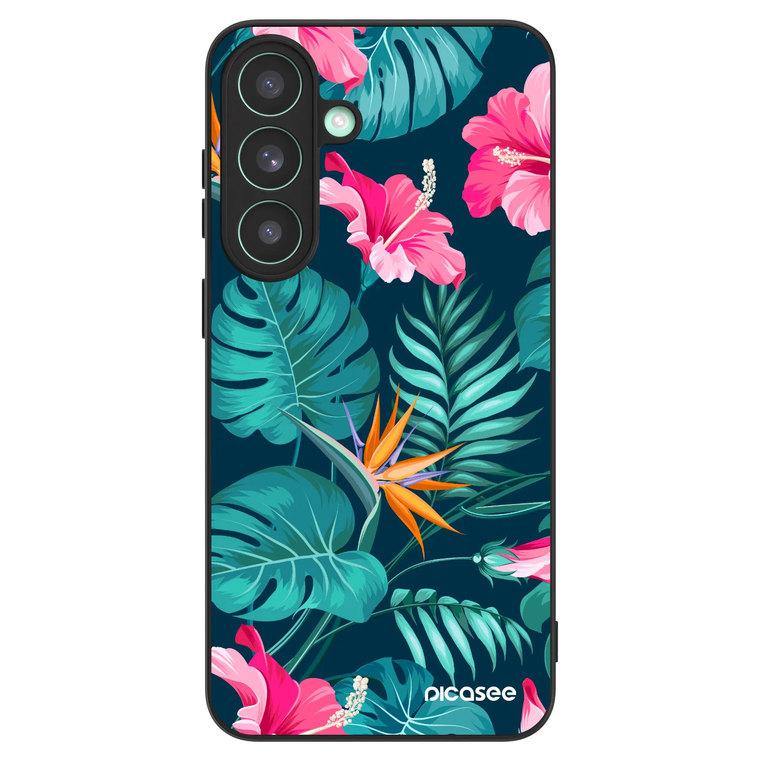 Picasee ULTIMATE CASE PowerShare für Samsung Galaxy S26 FE - Pink Monstera