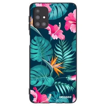 Hülle für Samsung Galaxy M31s - Pink Monstera