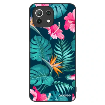 Hülle für Xiaomi Mi 11 Lite - Pink Monstera