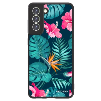 Picasee ULTIMATE CASE für Samsung Galaxy S21 FE 5G - Pink Monstera
