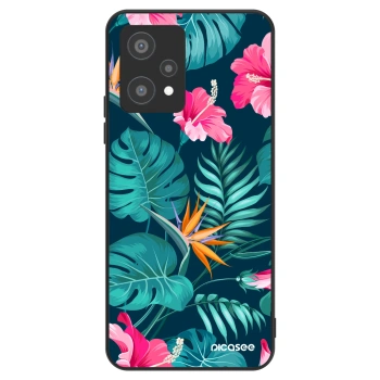 Hülle für Realme 9 Pro 5G - Pink Monstera