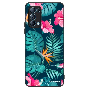 Hülle für OPPO Reno 5 5G - Pink Monstera