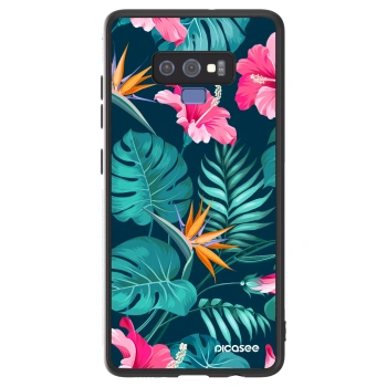 Hülle für Samsung Galaxy Note 9 N960F - Pink Monstera