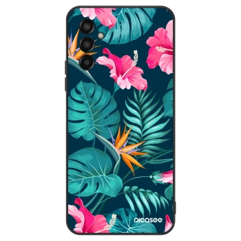 Hülle für Samsung Galaxy M13 M135F - Pink Monstera