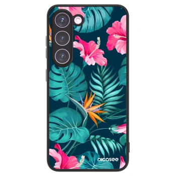 Picasee ULTIMATE CASE für Samsung Galaxy S23 5G - Pink Monstera
