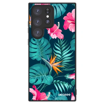 Picasee ULTIMATE CASE für Samsung Galaxy S23 Ultra 5G - Pink Monstera