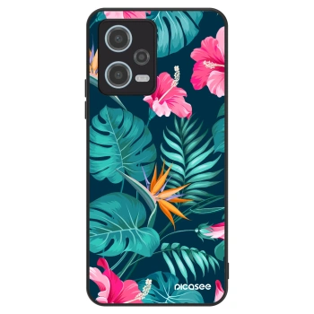 Hülle für Xiaomi Redmi Note 12 5G - Pink Monstera