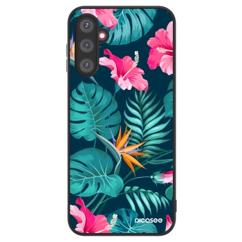 Picasee ULTIMATE CASE für Samsung Galaxy A14 4G A145R - Pink Monstera
