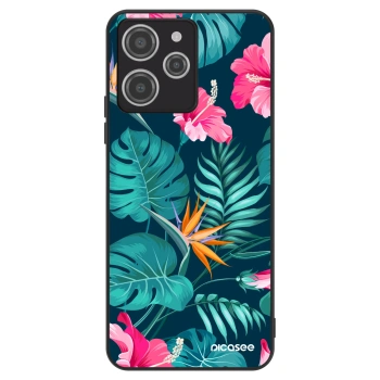 Hülle für Xiaomi Redmi 12 4G - Pink Monstera