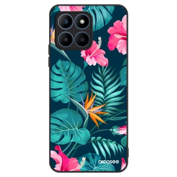 Hülle für Honor 70 Lite - Pink Monstera