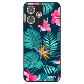 Hülle für Xiaomi Redmi 12 5G - Pink Monstera