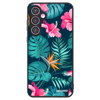 Picasee ULTIMATE CASE für Samsung Galaxy A35 5G A356B - Pink Monstera