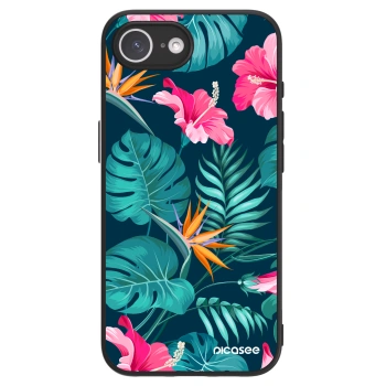 Picasee ULTIMATE CASE MagSafe für Apple iPhone 16e - Pink Monstera
