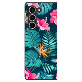 Hülle für Samsung Galaxy Z Fold5 5G - Pink Monstera