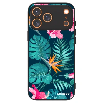 Picasee ULTIMATE CASE MagSafe für Apple iPhone 17 Pro Max - Pink Monstera