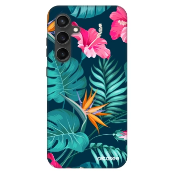 Hülle für Samsung Galaxy S24 FE S721B - Pink Monstera