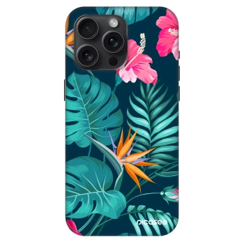 Hülle für Apple iPhone 15 Pro Max - Pink Monstera