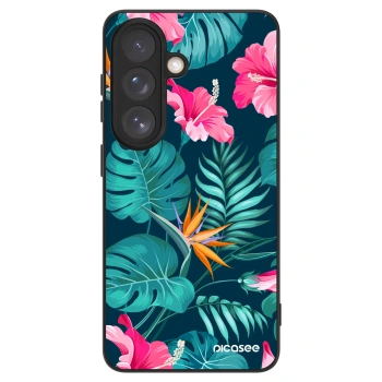 Picasee ULTIMATE CASE PowerShare für Samsung Galaxy S26 - Pink Monstera