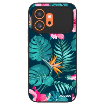 Hülle für Honor 600 - Pink Monstera