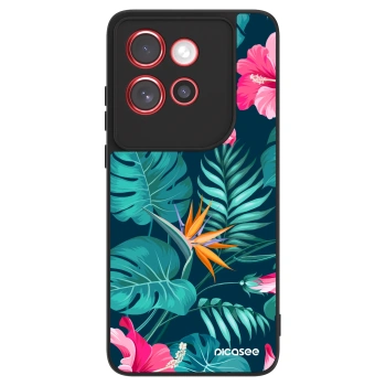 Hülle für Motorola Edge 60 Neo 5G - Pink Monstera