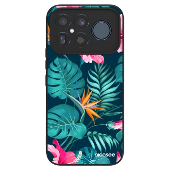 Hülle für Xiaomi Poco F8 Ultra - Pink Monstera