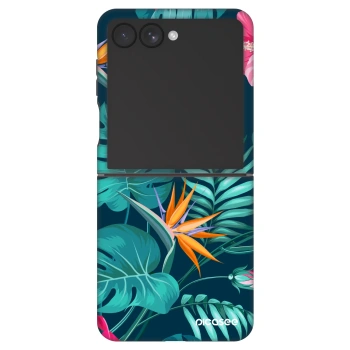Hülle für Samsung Galaxy Z Flip7 5G - Pink Monstera