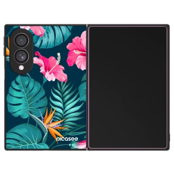 Hülle für Samsung Galaxy Z Fold8 5G - Pink Monstera