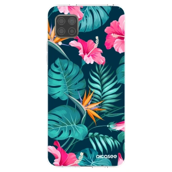 Picasee Huawei P40 Lite Hülle - Transparentes Silikon - Pink Monstera
