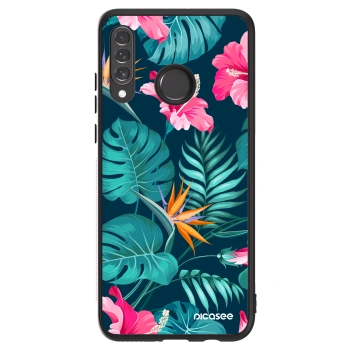 Picasee ULTIMATE CASE für Huawei P30 Lite - Pink Monstera