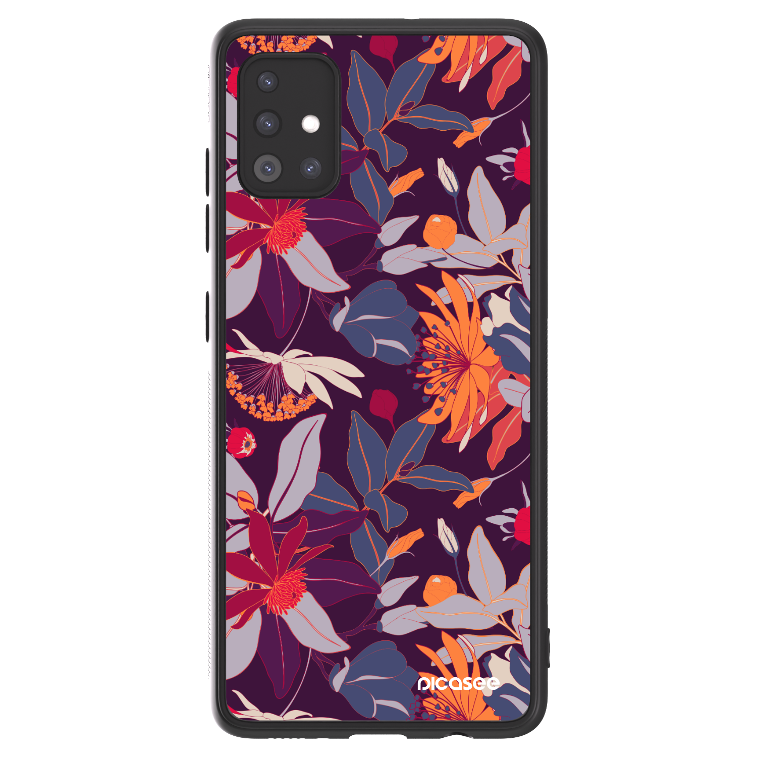 Picasee ULTIMATE CASE für Samsung Galaxy A51 A515F - Purple Leaf