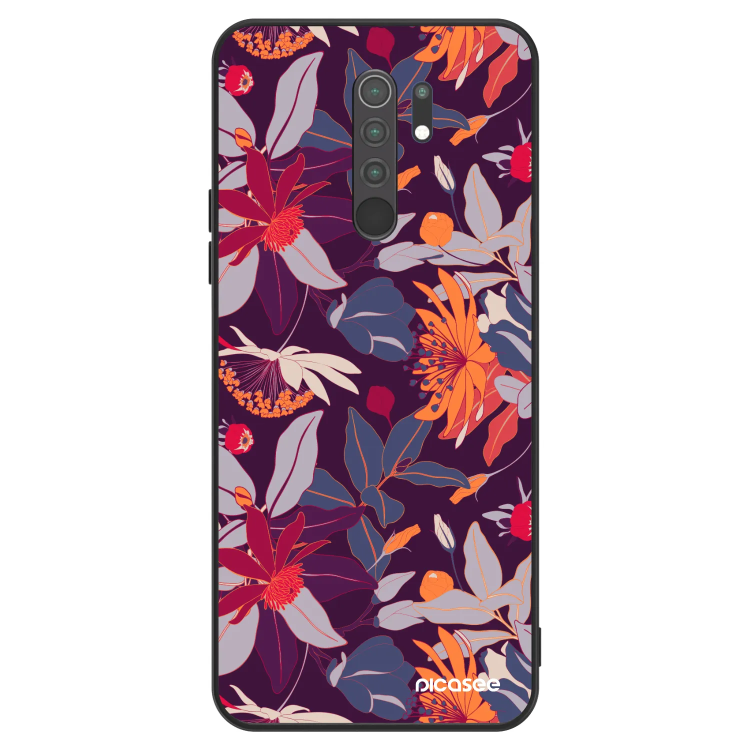 Picasee ULTIMATE CASE für Xiaomi Redmi 9 - Purple Leaf