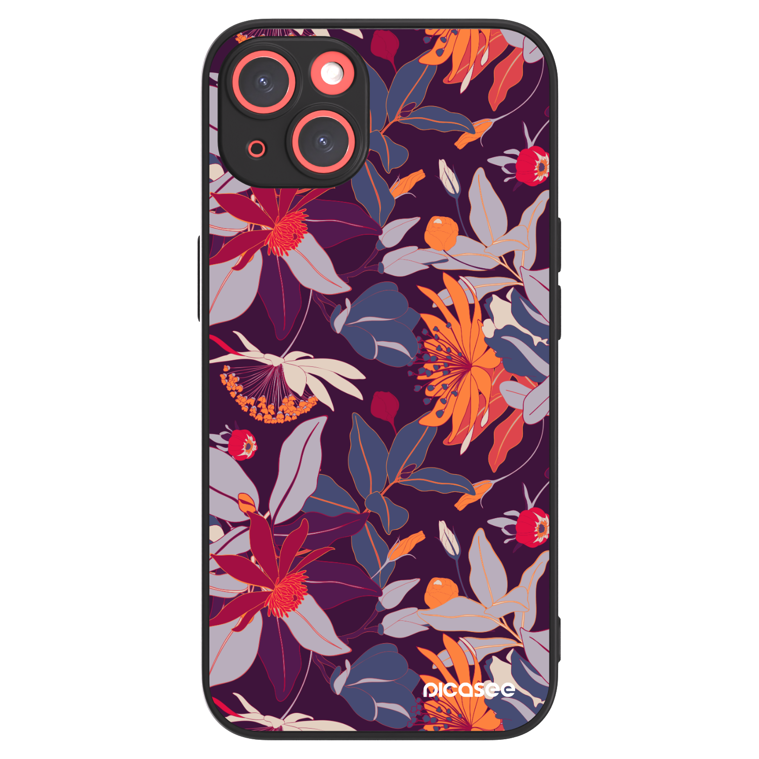 Picasee ULTIMATE CASE für Apple iPhone 13 - Purple Leaf