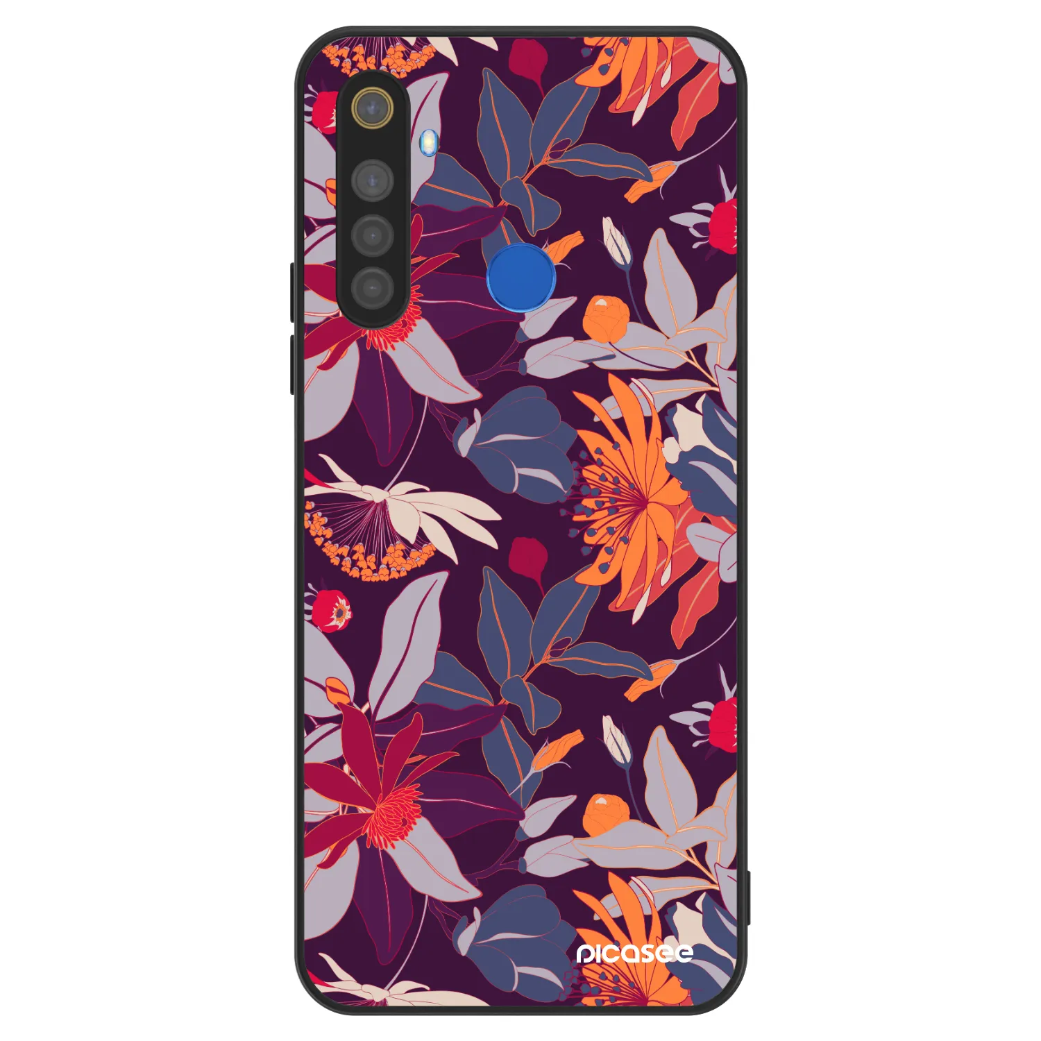 Picasee ULTIMATE CASE für Realme 5 - Purple Leaf