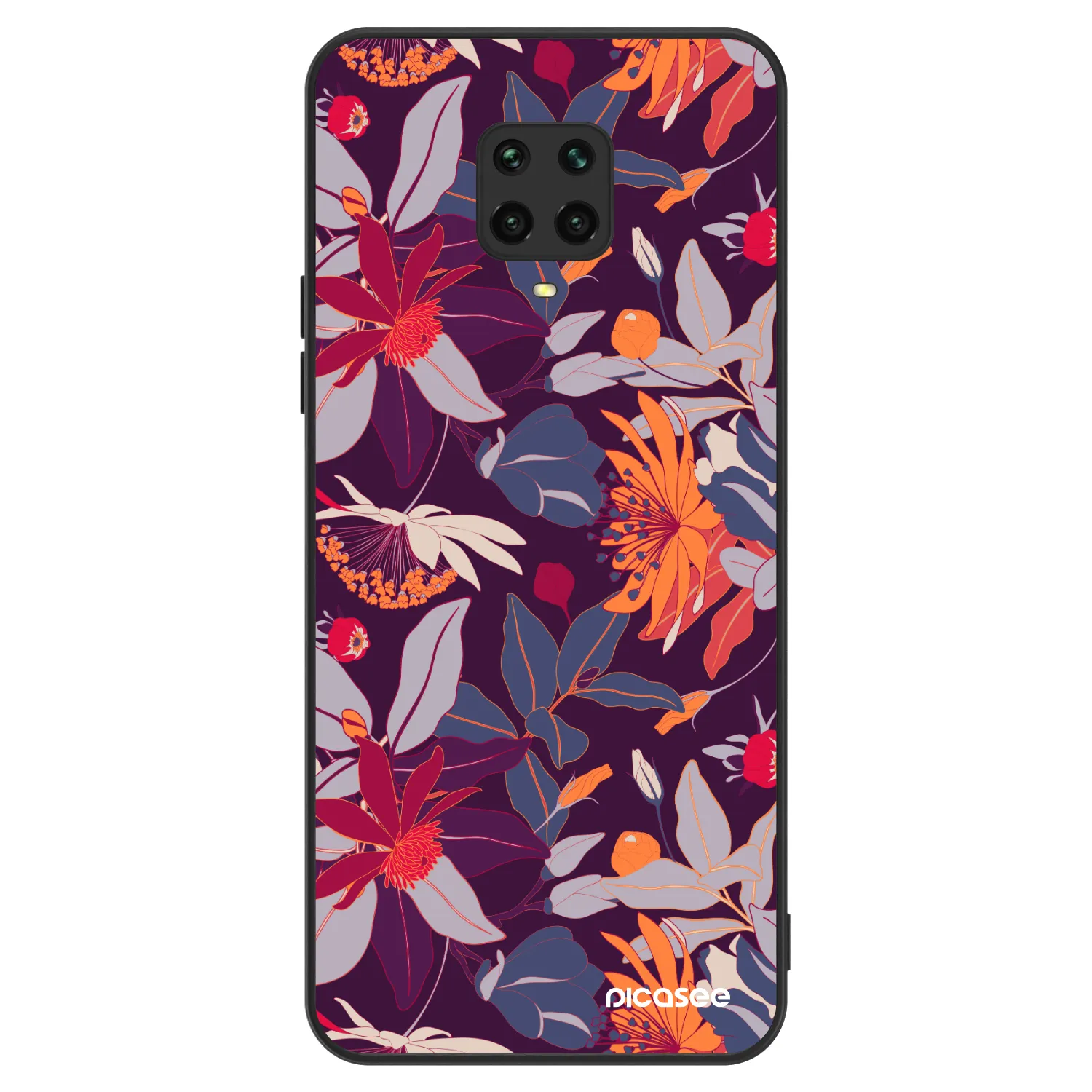 Picasee ULTIMATE CASE für Xiaomi Redmi Note 9S - Purple Leaf