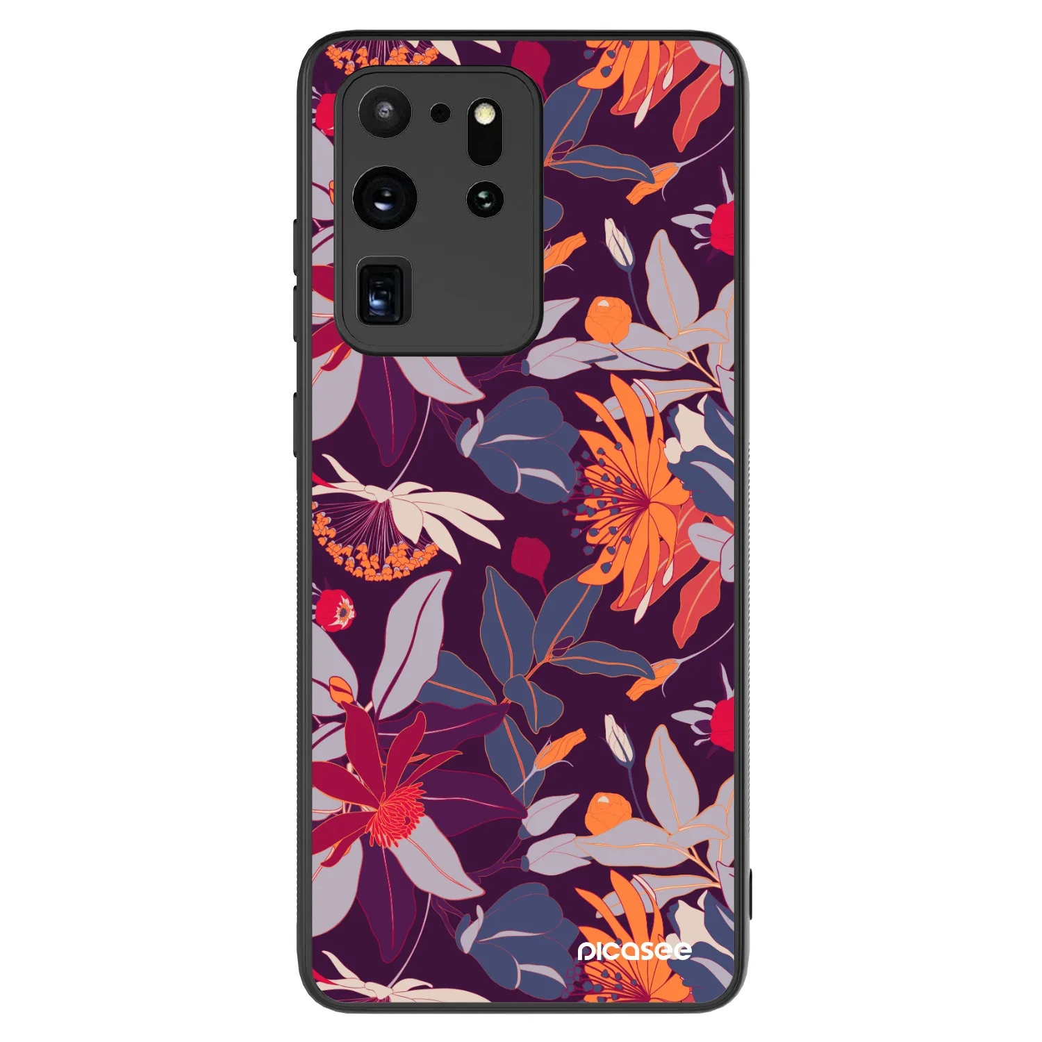 Picasee ULTIMATE CASE für Samsung Galaxy S20 Ultra 5G G988F - Purple Leaf