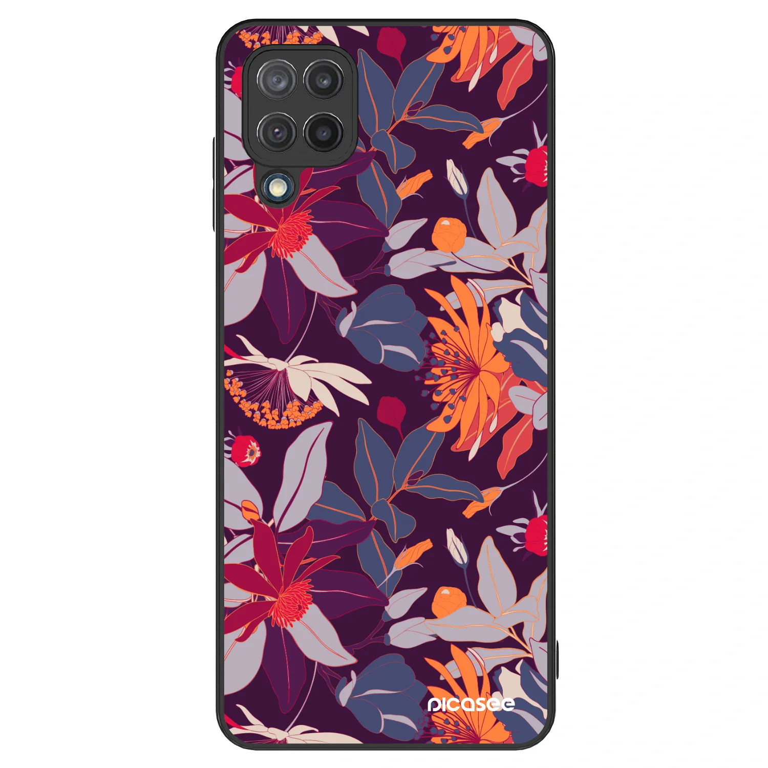 Picasee ULTIMATE CASE für Samsung Galaxy M12 M127F - Purple Leaf